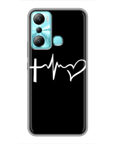 Чехол для Infinix Hot 20i (X665E) с картинкой «Пульс веры» Чехол для Infinix Hot 20i (X665E) с картинкой «Пульс веры»