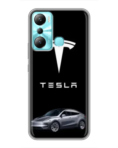Чехол для Infinix Hot 20i (X665E) с картинкой «Tesla Model Y» Чехол для Infinix Hot 20i (X665E) с картинкой «Tesla Model Y»