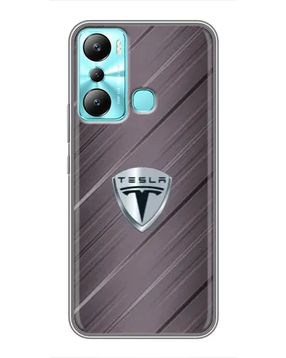 Чехол для Infinix Hot 20i (X665E) с картинкой «Металлическая текстура Tesla» Чехол для Infinix Hot 20i (X665E) с картинкой «Металлическая текстура Tesla»