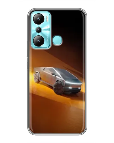 Чехол для Infinix Hot 20i (X665E) с картинкой «Cybertruck в пустыне» Чехол для Infinix Hot 20i (X665E) с картинкой «Cybertruck в пустыне»