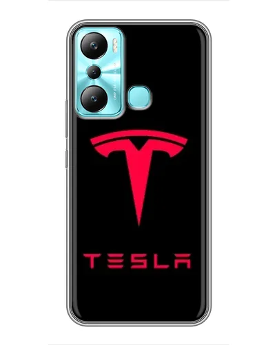 Чехол для Infinix Hot 20i (X665E) с картинкой «Tesla Red Logo» Чехол для Infinix Hot 20i (X665E) с картинкой «Tesla Red Logo»
