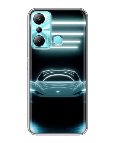 Чехол для Infinix Hot 20i (X665E) с картинкой «Tesla в неоне» Чехол для Infinix Hot 20i (X665E) с картинкой «Tesla в неоне»