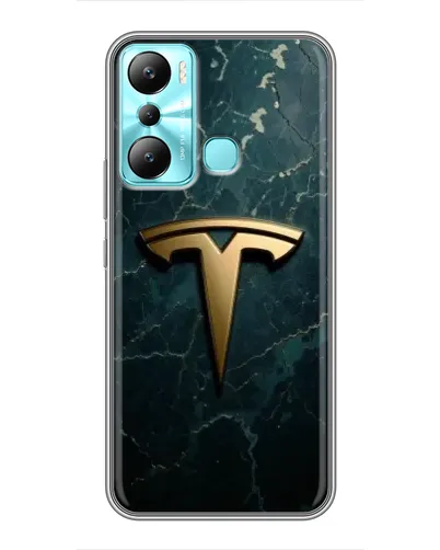 Чехол для Infinix Hot 20i (X665E) с картинкой «Мраморная Tesla Gold» Чехол для Infinix Hot 20i (X665E) с картинкой «Мраморная Tesla Gold»