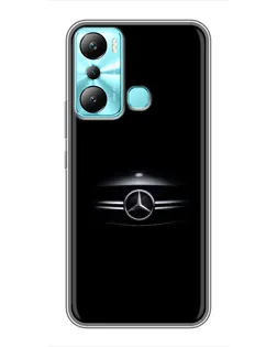 Чехол для Infinix Hot 20i (X665E) с картинкой «Mercedes — абстрактные линии»