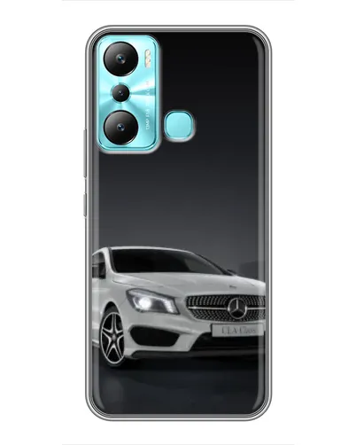 Чехол для Infinix Hot 20i (X665E) с картинкой «Mercedes AMG GT Silver»