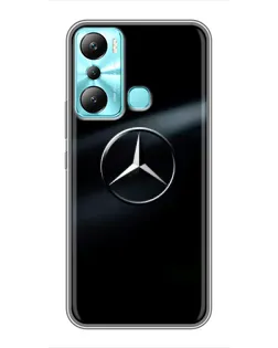 Чехол для Infinix Hot 20i (X665E) с картинкой «Mercedes на металле» Чехол для Infinix Hot 20i (X665E) с картинкой «Mercedes на металле»