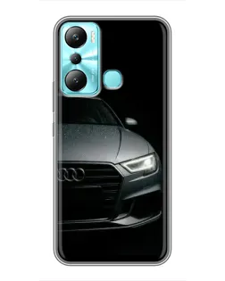 Чехол для Infinix Hot 20i (X665E) с картинкой «Audi — детализация кузова»