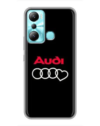 Чехол для Infinix Hot 20i (X665E) с картинкой «Логотип Audi Heart» Чехол для Infinix Hot 20i (X665E) с картинкой «Логотип Audi Heart»