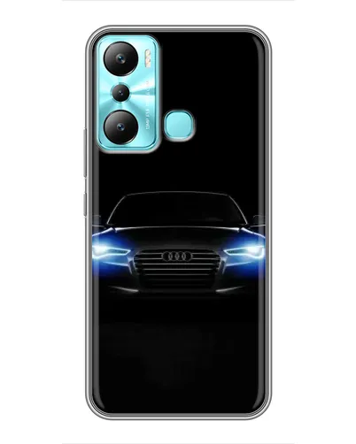 Чехол для Infinix Hot 20i (X665E) с картинкой «Audi в неоне» Чехол для Infinix Hot 20i (X665E) с картинкой «Audi в неоне»