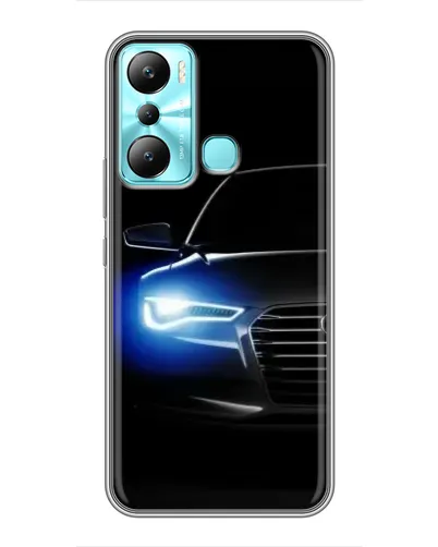 Чехол для Infinix Hot 20i (X665E) с картинкой «Неоновый взгляд Audi» Чехол для Infinix Hot 20i (X665E) с картинкой «Неоновый взгляд Audi»