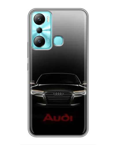 Чехол для Infinix Hot 20i (X665E) с картинкой «Audi — градиентный контур» Чехол для Infinix Hot 20i (X665E) с картинкой «Audi — градиентный контур»