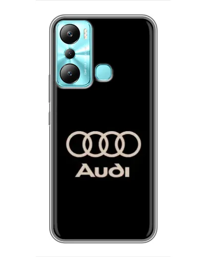 Чехол для Infinix Hot 20i (X665E) с картинкой «Audi — золотой логотип» Чехол для Infinix Hot 20i (X665E) с картинкой «Audi — золотой логотип»