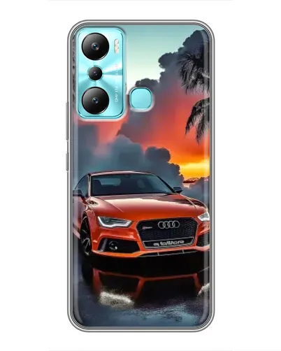 Чехол для Infinix Hot 20i (X665E) с картинкой «Audi — закат» Чехол для Infinix Hot 20i (X665E) с картинкой «Audi — закат»
