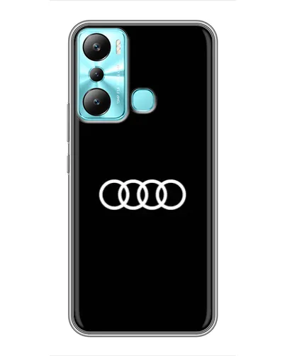 Чехол для Infinix Hot 20i (X665E) с картинкой «Audi White Logo» Чехол для Infinix Hot 20i (X665E) с картинкой «Audi White Logo»