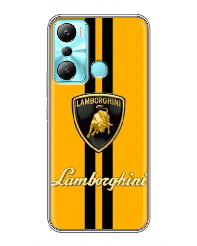 Чехол для Infinix Hot 20i (X665E) с картинкой «Lamborghini Stripe желтый» Чехол для Infinix Hot 20i (X665E) с картинкой «Lamborghini Stripe желтый»