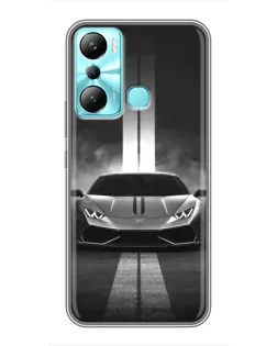 Чехол для Infinix Hot 20i (X665E) с картинкой «Lamborghini симметрия дорог» Чехол для Infinix Hot 20i (X665E) с картинкой «Lamborghini симметрия дорог»