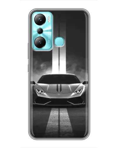Чехол для Infinix Hot 20i (X665E) с картинкой «Lamborghini симметрия дорог» Чехол для Infinix Hot 20i (X665E) с картинкой «Lamborghini симметрия дорог»