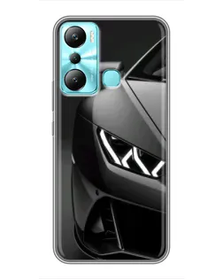 Чехол для Infinix Hot 20i (X665E) с картинкой «Lamborghini фары детализация» Чехол для Infinix Hot 20i (X665E) с картинкой «Lamborghini фары детализация»