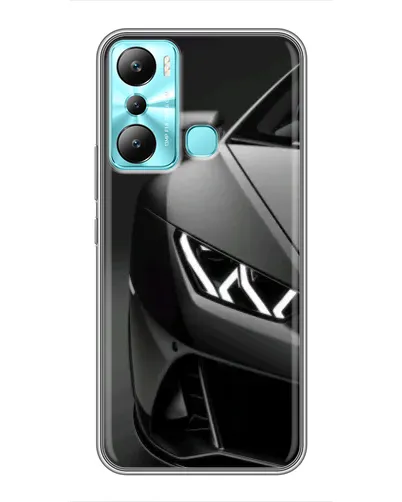 Чехол для Infinix Hot 20i (X665E) с картинкой «Lamborghini фары детализация» Чехол для Infinix Hot 20i (X665E) с картинкой «Lamborghini фары детализация»