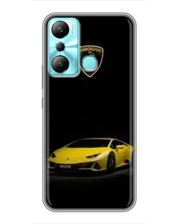 Чехол для Infinix Hot 20i (X665E) с картинкой «Lamborghini желтый акцент» Чехол для Infinix Hot 20i (X665E) с картинкой «Lamborghini желтый акцент»