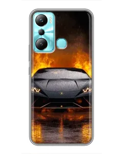 Чехол для Infinix Hot 20i (X665E) с картинкой «Lamborghini в огне» Чехол для Infinix Hot 20i (X665E) с картинкой «Lamborghini в огне»