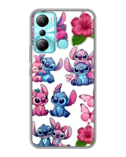 Чехол для Infinix Hot 20i (X665E) с картинкой «Стикеры Stitch и Angel» Чехол для Infinix Hot 20i (X665E) с картинкой «Стикеры Stitch и Angel»
