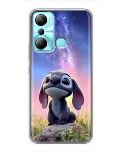 Чехол для Infinix Hot 20i (X665E) с картинкой «Стич на рассвете» Чехол для Infinix Hot 20i (X665E) с картинкой «Стич на рассвете»