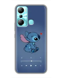 Чехол для Infinix Hot 20i (X665E) с картинкой «Музыкальный Stitch» Чехол для Infinix Hot 20i (X665E) с картинкой «Музыкальный Stitch»