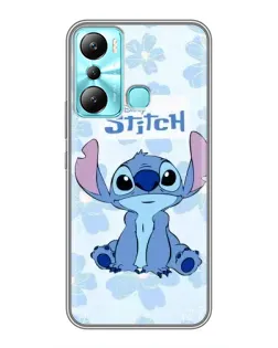 Чехол для Infinix Hot 20i (X665E) с картинкой «Stitch среди цветов» Чехол для Infinix Hot 20i (X665E) с картинкой «Stitch среди цветов»