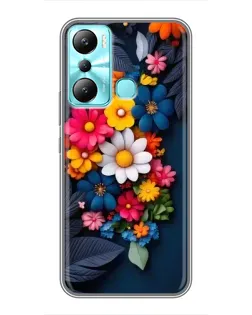 Чохол для Infinix Hot 20i (X665E) з картинкою «Квіткова феєрія» Чохол для Infinix Hot 20i (X665E) з картинкою «Квіткова феєрія»