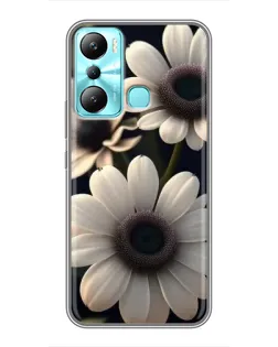 Чохол для Infinix Hot 20i (X665E) з картинкою «Білі маргаритки макро» Чохол для Infinix Hot 20i (X665E) з картинкою «Білі маргаритки макро»