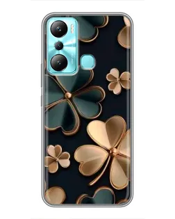 Чохол для Infinix Hot 20i (X665E) з картинкою «Конюшина в золоті» Чохол для Infinix Hot 20i (X665E) з картинкою «Конюшина в золоті»