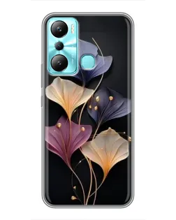 Чохол для Infinix Hot 20i (X665E) з картинкою «Лілові квіти грації» Чохол для Infinix Hot 20i (X665E) з картинкою «Лілові квіти грації»