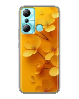 Чохол для Infinix Hot 20i (X665E) з картинкою «Золоті пелюстки» Чохол для Infinix Hot 20i (X665E) з картинкою «Золоті пелюстки»