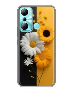 Чохол для Infinix Hot 20i (X665E) з картинкою «Соняшник та ромашка» Чохол для Infinix Hot 20i (X665E) з картинкою «Соняшник та ромашка»