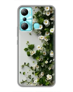 Чохол для Infinix Hot 20i (X665E) з картинкою «Гілка дрібних білих квітів» Чохол для Infinix Hot 20i (X665E) з картинкою «Гілка дрібних білих квітів»