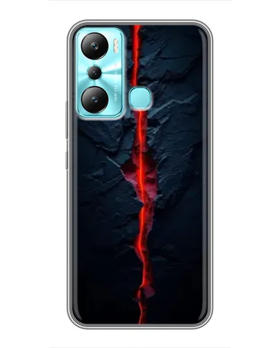 Чехол для Infinix Hot 20i (X665E) с картинкой «Kрасная лавовая трещина» Чехол для Infinix Hot 20i (X665E) с картинкой «Kрасная лавовая трещина»