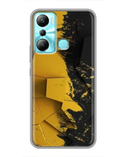 Чехол для Infinix Hot 20i (X665E) с картинкой «Золотые осколки геометрии» Чехол для Infinix Hot 20i (X665E) с картинкой «Золотые осколки геометрии»
