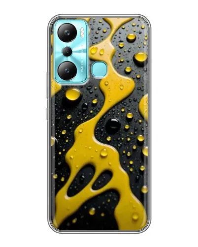 Чехол для Infinix Hot 20i (X665E) с картинкой «Жидкое желтое золото» Чехол для Infinix Hot 20i (X665E) с картинкой «Жидкое желтое золото»