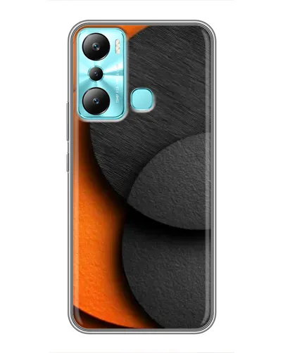 Чехол для Infinix Hot 20i (X665E) с картинкой «Геометрия оранжевых кругов» Чехол для Infinix Hot 20i (X665E) с картинкой «Геометрия оранжевых кругов»