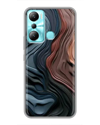 Чехол для Infinix Hot 20i (X665E) с картинкой «Цветные волны каньона» Чехол для Infinix Hot 20i (X665E) с картинкой «Цветные волны каньона»