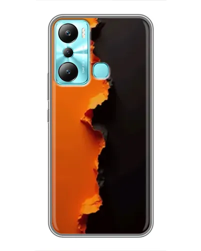 Чехол для Infinix Hot 20i (X665E) с картинкой «Оранжевый разлом» Чехол для Infinix Hot 20i (X665E) с картинкой «Оранжевый разлом»