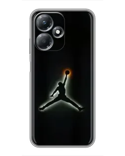 Чехол для Infinix Hot 30 Play с картинкой «Jordan Gradient Logo» Чехол для Infinix Hot 30 Play с картинкой «Jordan Gradient Logo»