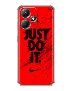 Чехол для Infinix Hot 30 Play с картинкой «Nike Just Do It»