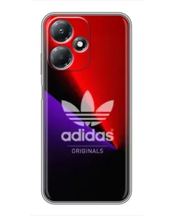 Чехол для Infinix Hot 30 Play с картинкой «Adidas Red Neon»