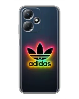Чехол для Infinix Hot 30 Play с картинкой «Неоновый Adidas»