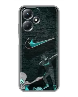 Чехол для Infinix Hot 30 Play с картинкой «Спортивный арт Nike» Чехол для Infinix Hot 30 Play с картинкой «Спортивный арт Nike»