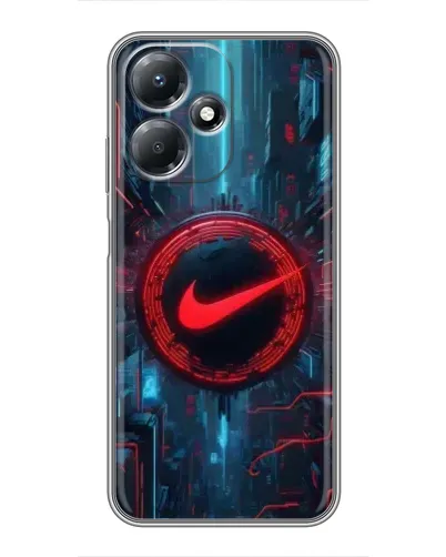 Чехол для Infinix Hot 30 Play с картинкой «Техногенный стиль Nike» Чехол для Infinix Hot 30 Play с картинкой «Техногенный стиль Nike»