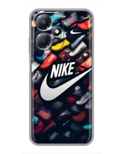 Чехол для Infinix Hot 30 Play с картинкой «Коллекция кроссовок Nike» Чехол для Infinix Hot 30 Play с картинкой «Коллекция кроссовок Nike»