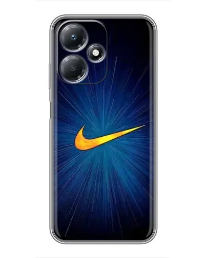 Чехол для Infinix Hot 30 Play с картинкой «Синий пульс Nike» Чехол для Infinix Hot 30 Play с картинкой «Синий пульс Nike»